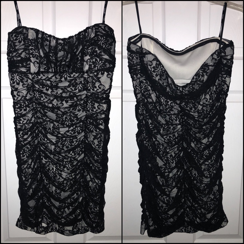 Tube top mini dress